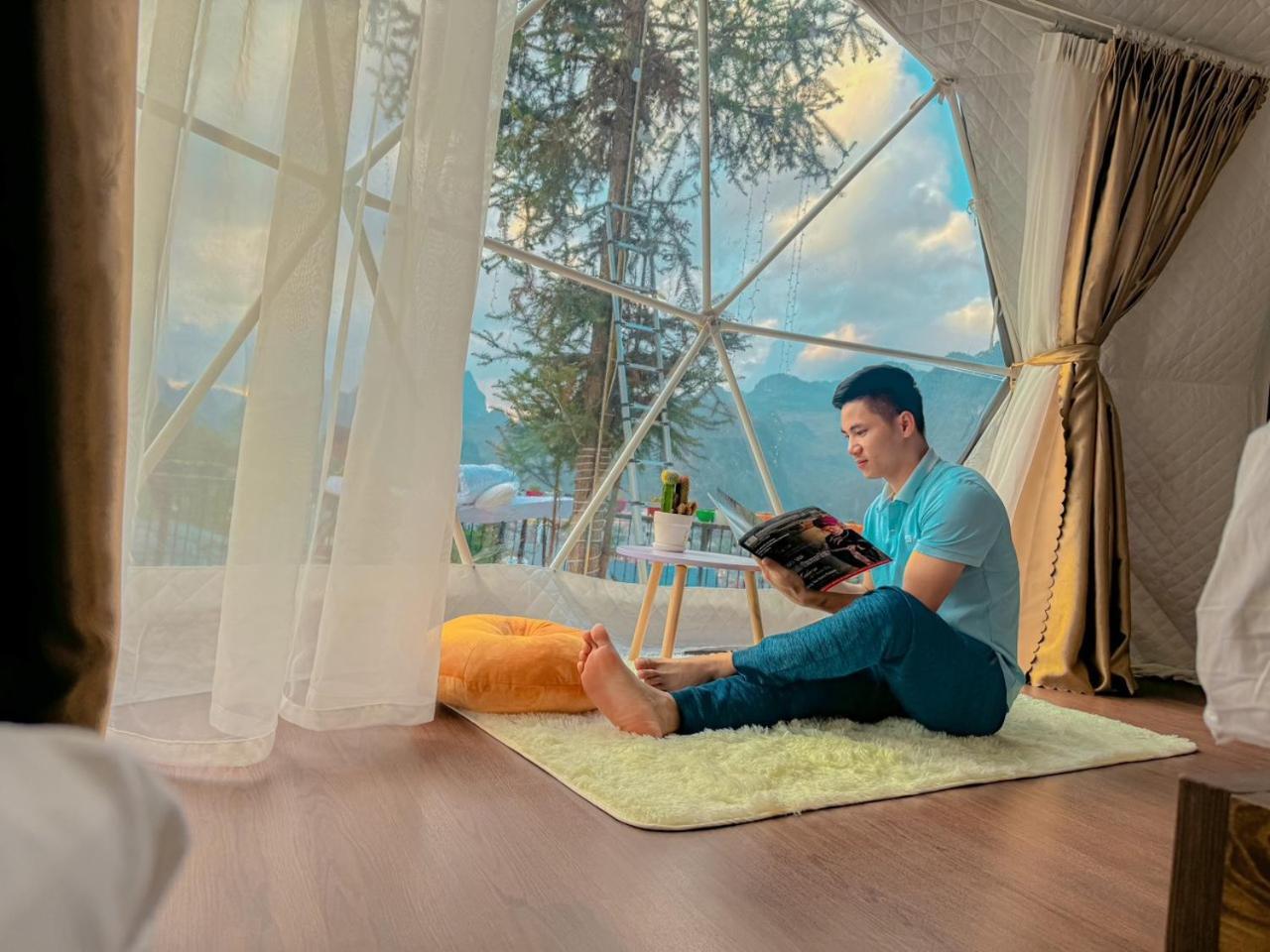 Plum Homestay Đồng Văn Esterno foto